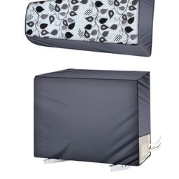 Stylista Grey & Black Printed AC Cover Set image 2