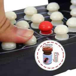 Spring Acupressure Magnetic Slippers Foot Massager for Men & Women Size 5-image-1
