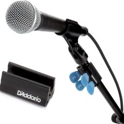 Drop Earrings PW-MMPH-01 Mini Microphone Stand Guitar Pick Holder Guitar Pick-22