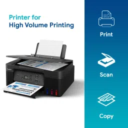 Canon PIXMA MegaTank G2770 Multi-function Color Ink Tank Printer with Black (135 ml) & Color (70 ml) ink bottles image 2