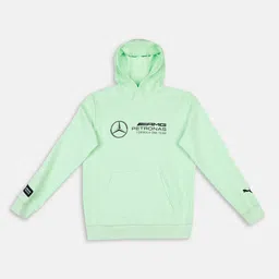 PUMA Motorsport Unisex Mercedes-AMG Petronas F1 Logo Hoodie Youth Regular Fit Sweatshirt-image-39