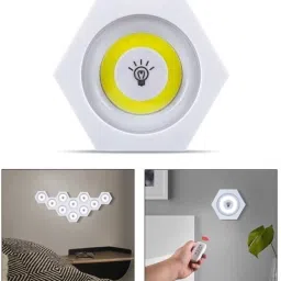 VOLTegIC LED Puck Light 3 Pack with Remote Controller Ceiling Lamp-0