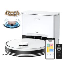 A30 Pro Self-Emptying Robotic Vacuum Cleaner with Advanced LiDAR Navigation, 5000Pa Strong-image-35