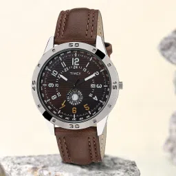 Brown-Dial Analog Watch - For Men TI000U90300-21