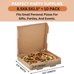 Pizza Box Cardboard Printed Brown Pizza Box Packaging Box-image-95