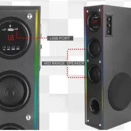 querial SA- Bluetooth Music System Home theater 90 W Bluetooth Tower Speaker image 2