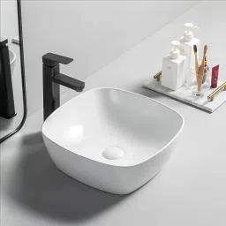 PREMIUM GRADE CERAMIC TABLE TOP WASH BASIN ( 16.5 * 16.5) Table Top Basin-image-19