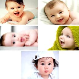 Set of 5 Cute Baby Combo Posters | Smiling Baby Poster | Poster for Pregnant Women | HD Baby Wall Poster for Room decor (12x18-Inch, 300GSM Photo Paper,) Paper Print-30