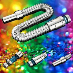 PVC Outlet Hose – White Waste Pipe for Wash Basin – 1Pc Silver Hose Pipe-image-74