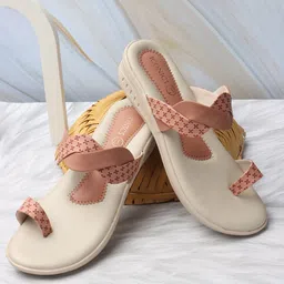 ICONICS Laser Cut One Toe Comfort Heels-49