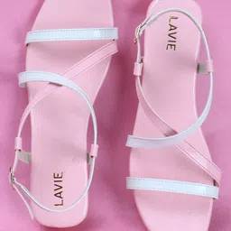 Lavie Women Colourblocked Open Toe Flats-51