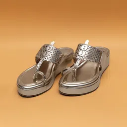 Fancy Nancy Women One Toe Flats with Laser Cuts-image-96