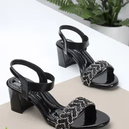 Carlton London Embellished Block Heels-55