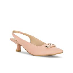 Bata Pointed Toe Embellished Block Mules & Backstrap-image-40