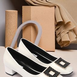 ELLE Buckled Block Heel Pumps-14