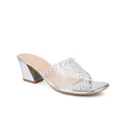 Inc 5 Embellished Open Toe Block Heels image 5