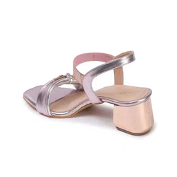 Carlton London Textured Open Toe Block Heels image 3