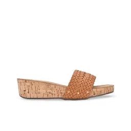 Rocia Textured Open Toe Wedge Heels image 2