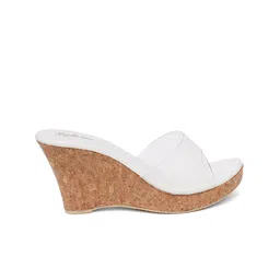 Retro Walk Open Toe Wedge Heels image 5