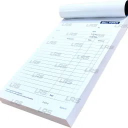 Bill Book A5 Size - 100 Sets (100 Printed + 100 Plain) 2-Part Bill Book-45