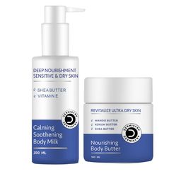 Vigini Dermistry Calming Soothening Body Milk 200ml & Nourishing Body Butter 100ml-3