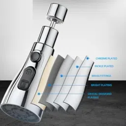 snitch (3-Mode) 360 Degree Rotation (FE03) Tap Extender For Kitchen Fauet 3 Function Faucet Mount image 3