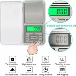 SONALEX 200gm Weighing Machine 0.01 to 200 G (Assorted Colour) Weighing Scale image 2