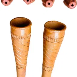 Chillum With Extra Gitti Terracotta Outside Fitting Hookah Mouth Tip-image-98