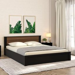 mintwud from pepperfry Niko King Size Bed in Wenge Finish-picture-13