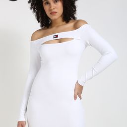 tommy hilfiger Women Bodycon White Above Knee/Mid Thigh Length Dress-picture-16