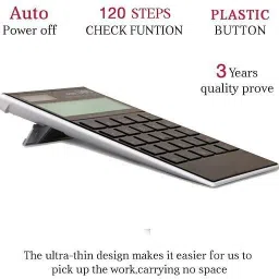 deli W39258 12d Calculator Big Size 3 Years Warranty with Steps Check and Correct Desktop Calculator Basic Calculator image 2