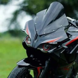 bb racing Bajaj Pulsar RS200 DB Visor Bike Windshield image 2