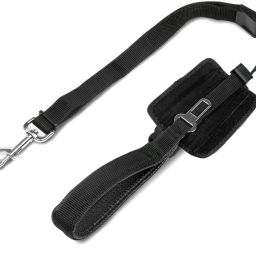 Dog Leash with Seat Belt Buckle (Black) Pet Seat Belt-27
