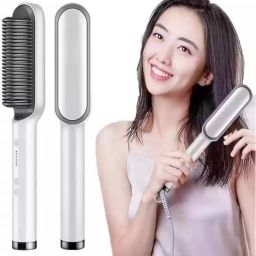 Pick and Nick toy Hair Straightening Brush, Fast Heating Care, 5 Settings Hair Straightener RISF08 Hair Straightener Brush-image-77