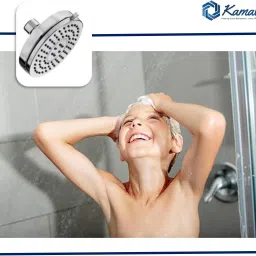 kamal Uno Adjustable (Multiflow) | Without Shower Arm| Multi Layer Plating|Swivel Ball Fixed Mount image 5