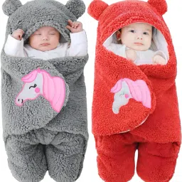 Fleece Baby Bed Sized Bedding Set-image-89