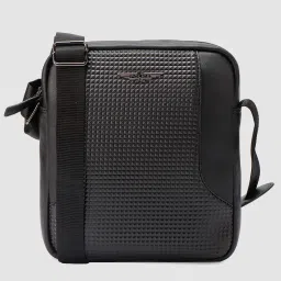 Men Black Messenger Bag-25