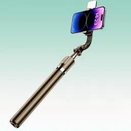 BITWEAVE R1S-L Selfie Stick with Tripod Function & LED Fill Light – 1.7M Foldable Carbon Fiber Design Bluetooth Selfie Stick-38