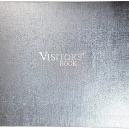 Visitor Book - Silver Cover - 140 Pages - 120 GSM Super Bright White Paper 1-Part Record Keeping Book-image-41