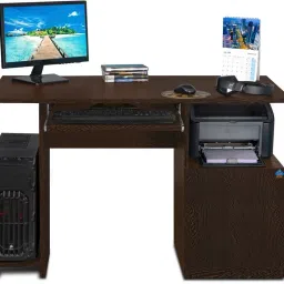 delite kom Glide Engineered Wood Computer Desk image 2