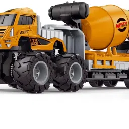 1:43 Diecast Toys Set Engineering Construction cement mixer Toy Truck-image-83