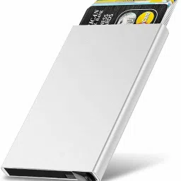 RFID High Quality Aluminium Credit Card Holder Pop Up Blocking Security Case 7 Card Holder-18
