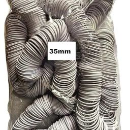 GPN PRINT 35 MM Spiral Binding White Heavy Quality Plastic Spiral Ring/Coil/Loop Manual Ring Binder-14