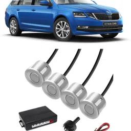 EB490 White Car Reverse Parking Sensor with LED Display 4 Sensor A490 Parking Sensor-image-73