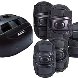 Skating Protection Kit - Helmet + Elbow Guard + Knee Guard + Hand Guard Skating Kit-22