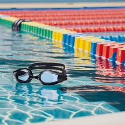 Unisex Powered Swimming Goggles -2.00 Power with Anti-Fog (Black)-image-87