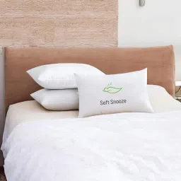 Soft Luxury Microfibre Solid Sleeping Pillow Pack of 3-image-7