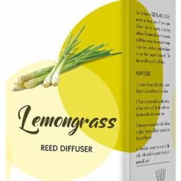 LEMONGRASS Reed Diffuser Fragrance Includes Diffuser Oil (6 Rattan Sticks Free) Diffuser, Diffuser Set-9