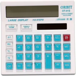 fabproducts Orbit CHECK & CORRECT Electronics Mirror Button Basic Calculator image 2