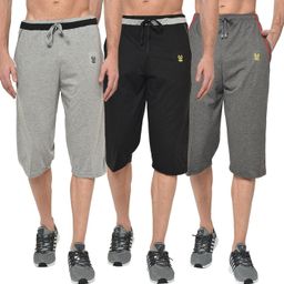 mack jonney Solid Men Three Fourths-picture-19